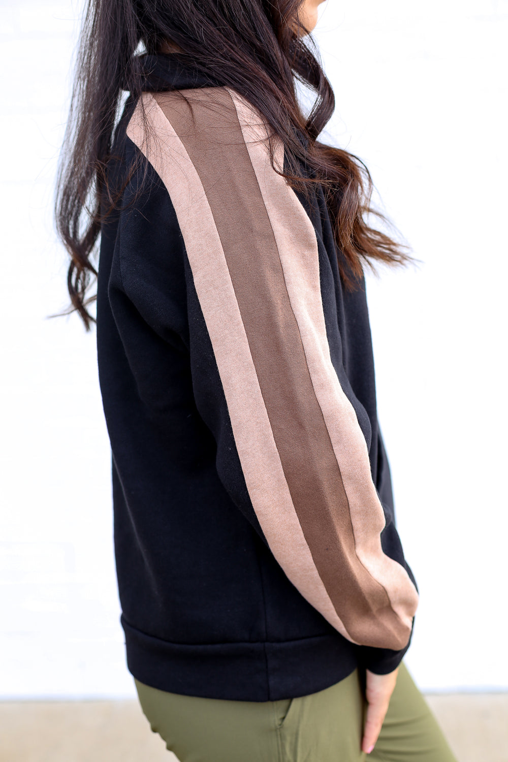 Black and Tan Quarter Zip