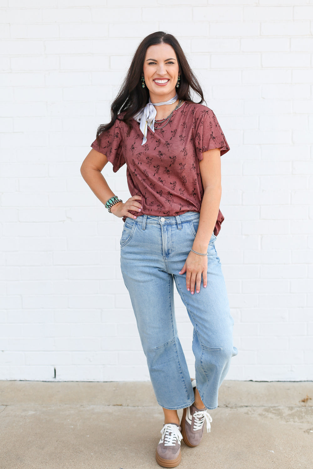 Rusty Retro Cowgirl Tee