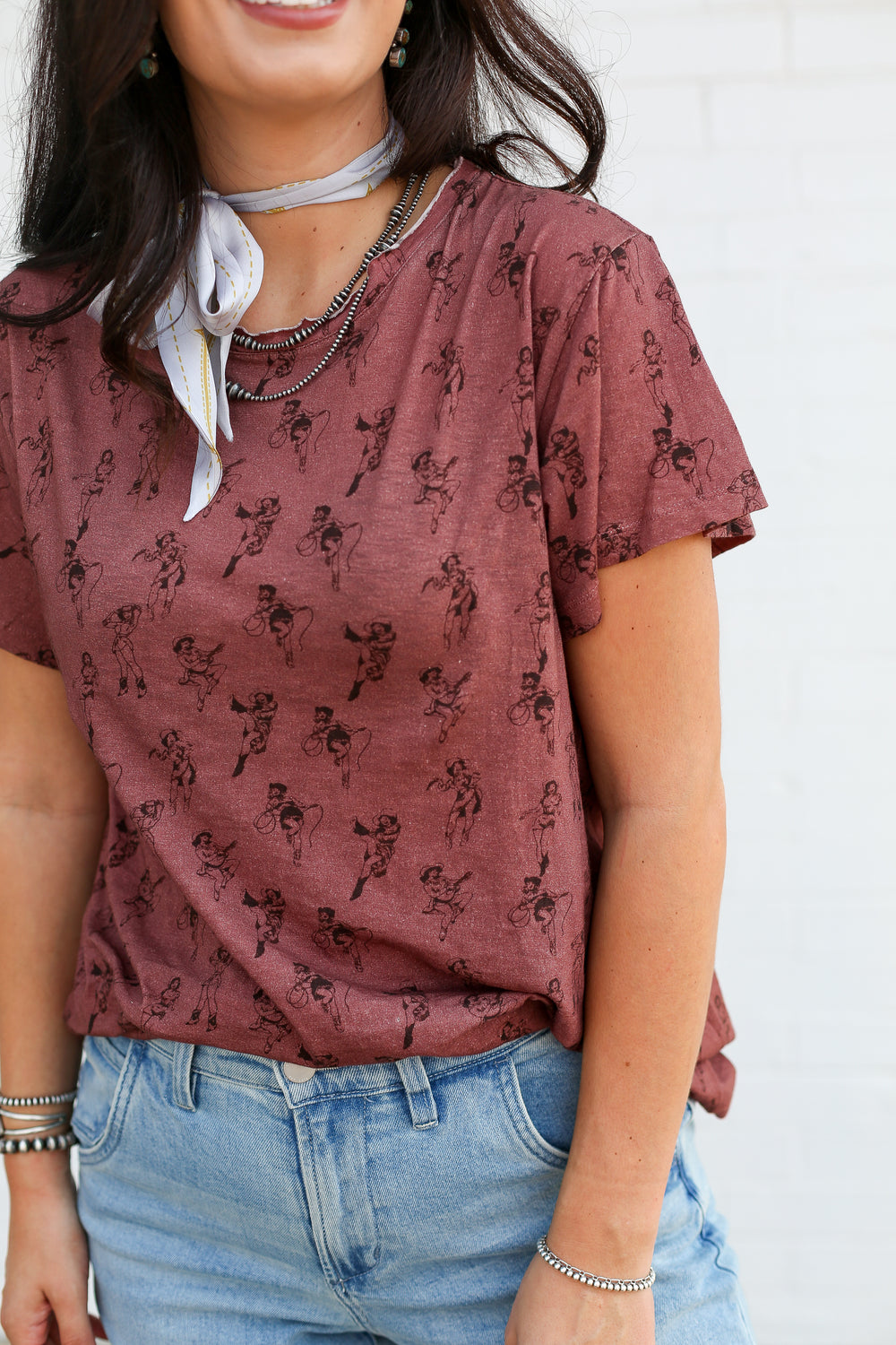 Rusty Retro Cowgirl Tee