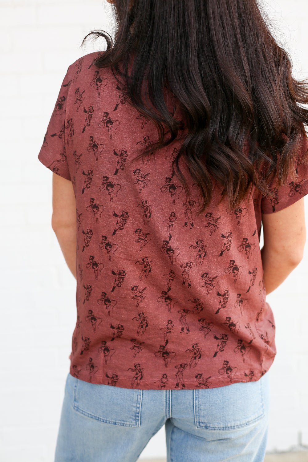 Rusty Retro Cowgirl Tee