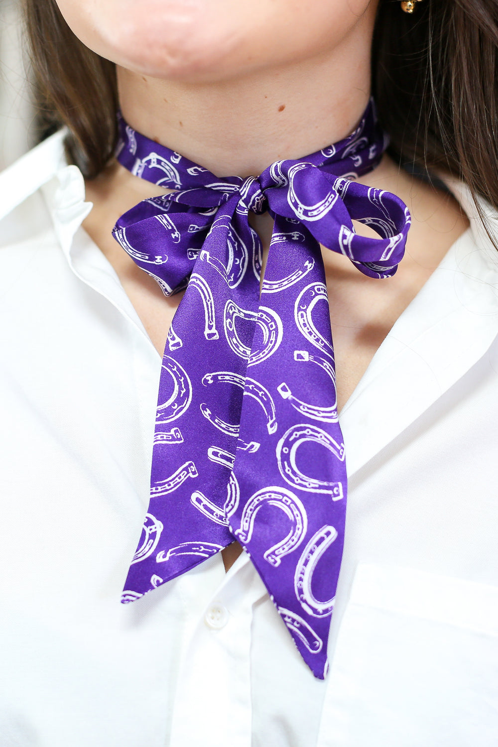 Purple Mini Lucky You Twilly