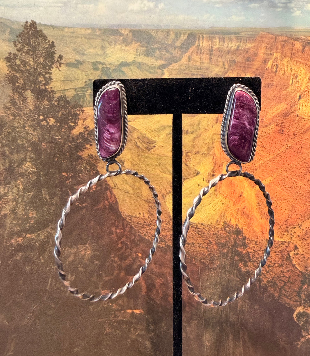Purple Spiny Oyster Hoops