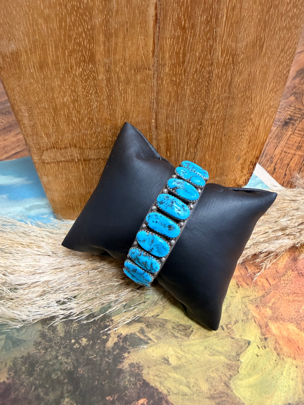 RN Raw Cut Turquoise Cuff