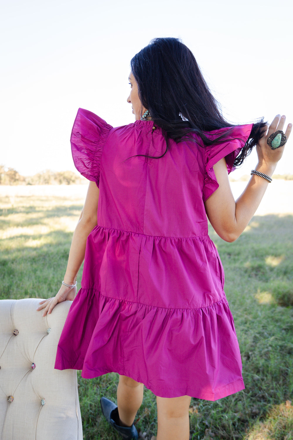 Ruffled Pink Dress