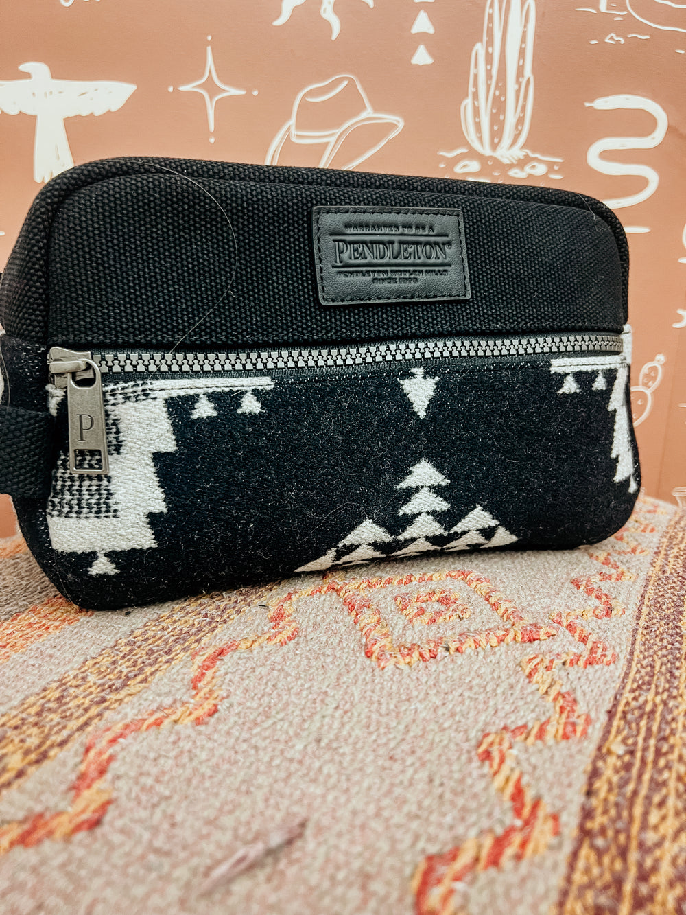 Rock Point Black Pendleton Carryall Pouch