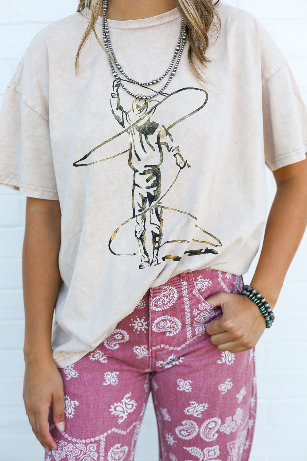 Roping Man Tee