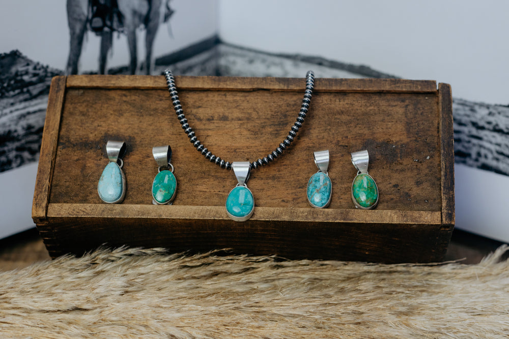 Simple Turquoise Pendants