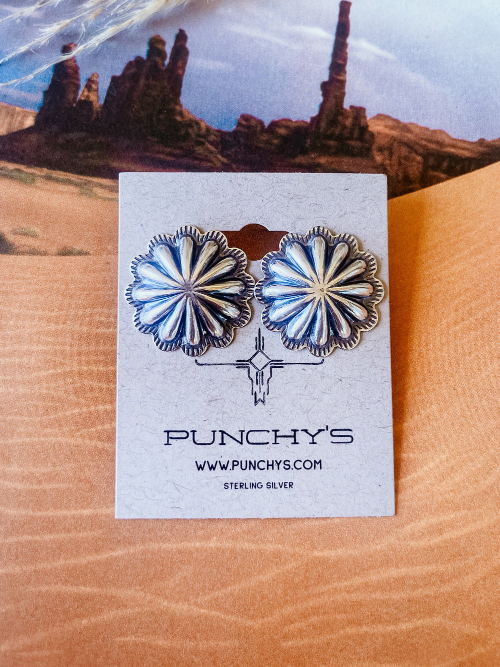 Stamped Concho Studs