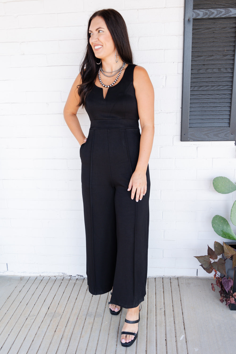 Sweetheart Jumpsuit Black