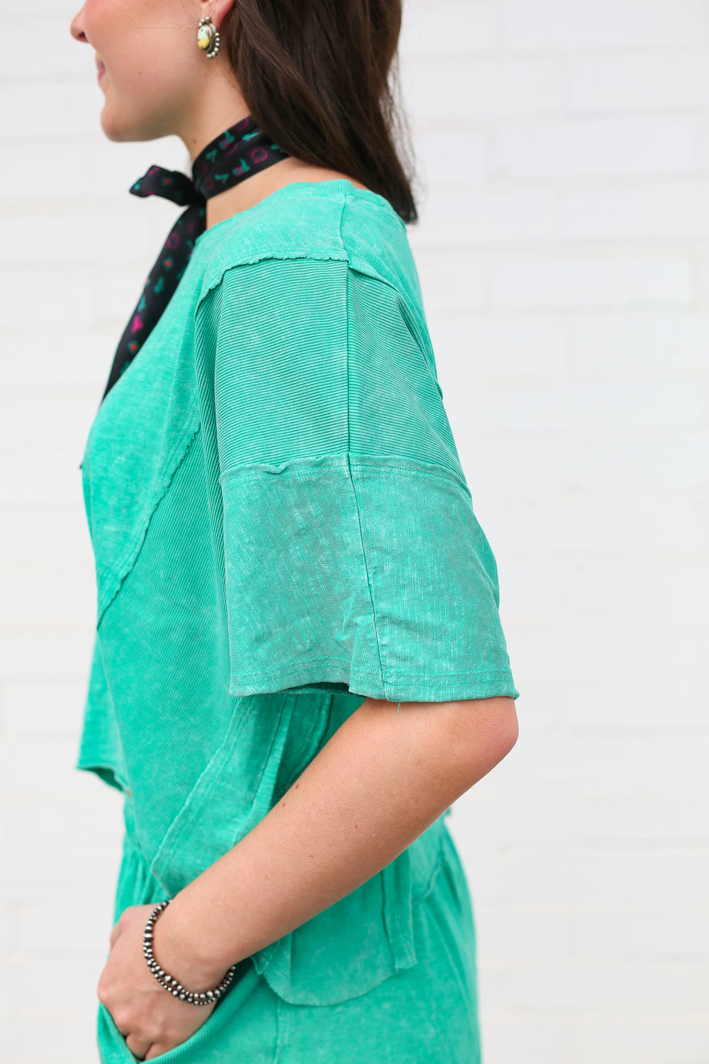 Sea Foam Mineral Washed Knit Set