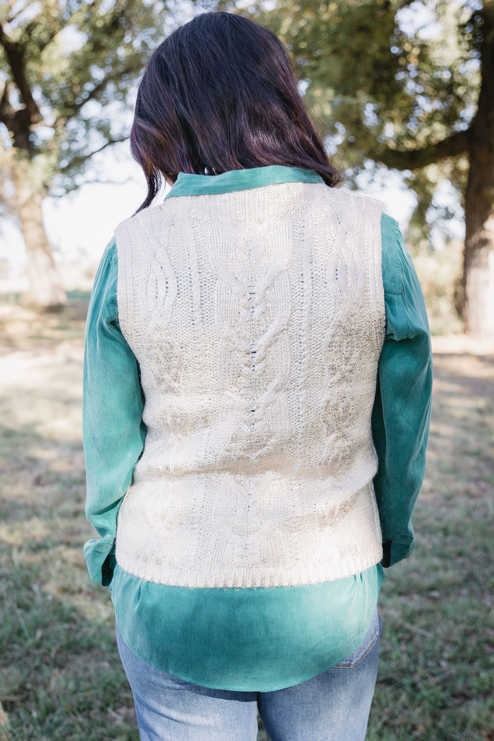 Silver Shimmer Sleeveless Sweater