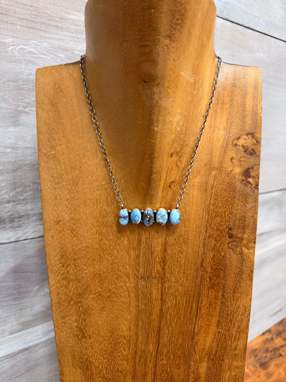 Skeets 5 Stone Golden Hills Necklace