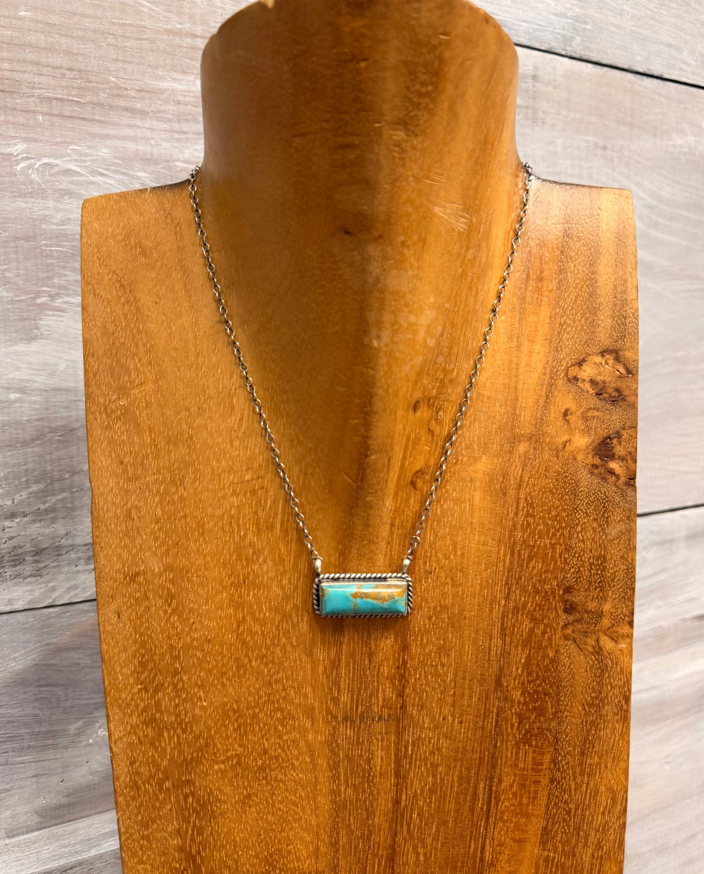 Skeets Turquoise Bar Necklace 1.0