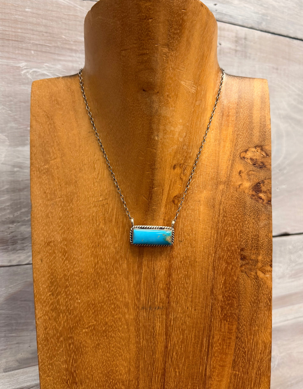 Skeets Turquoise Bar Necklace 2.0