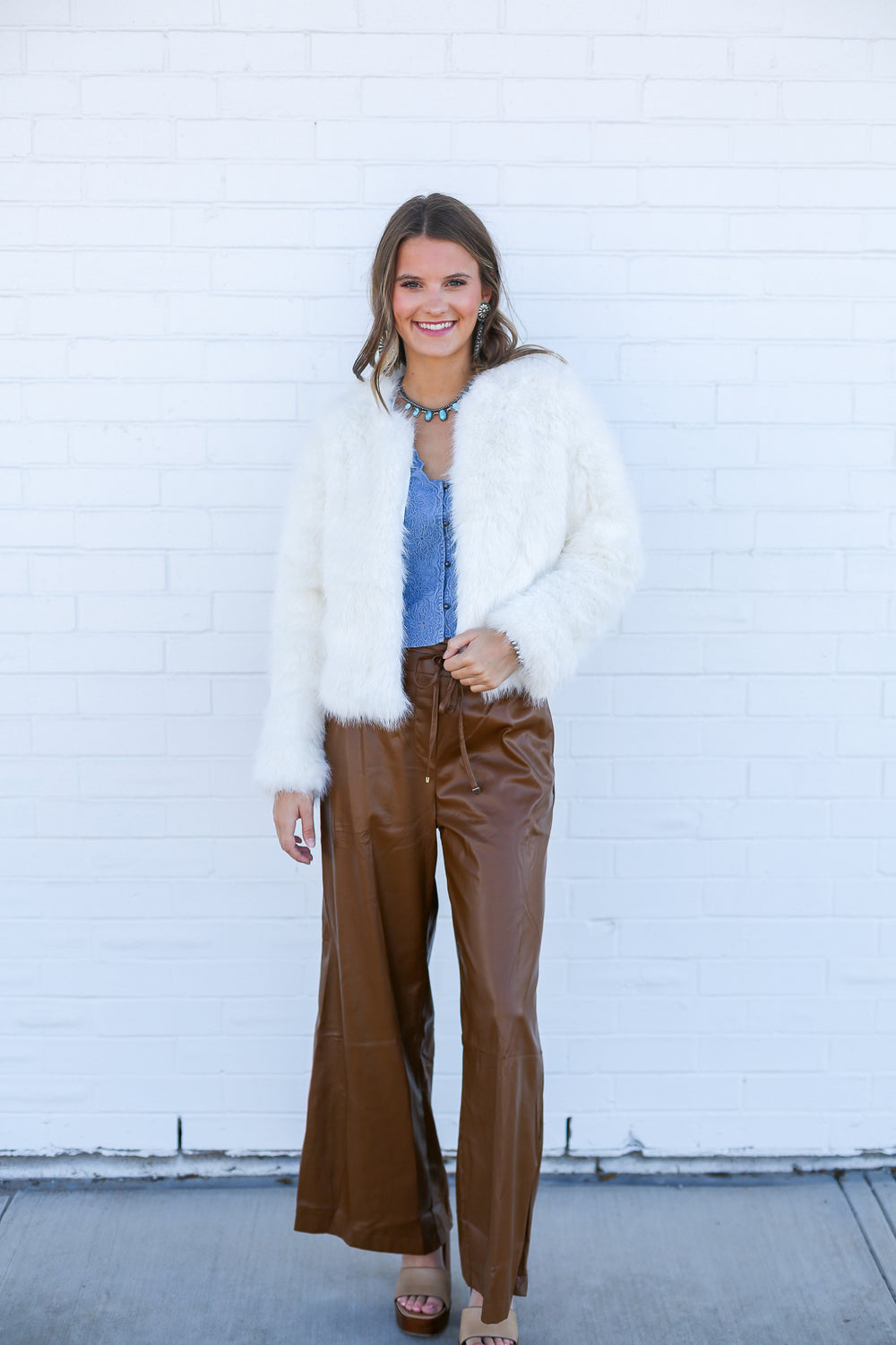 Snow White Fur Jacket