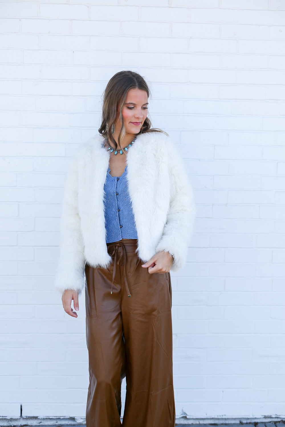 Snow White Fur Jacket