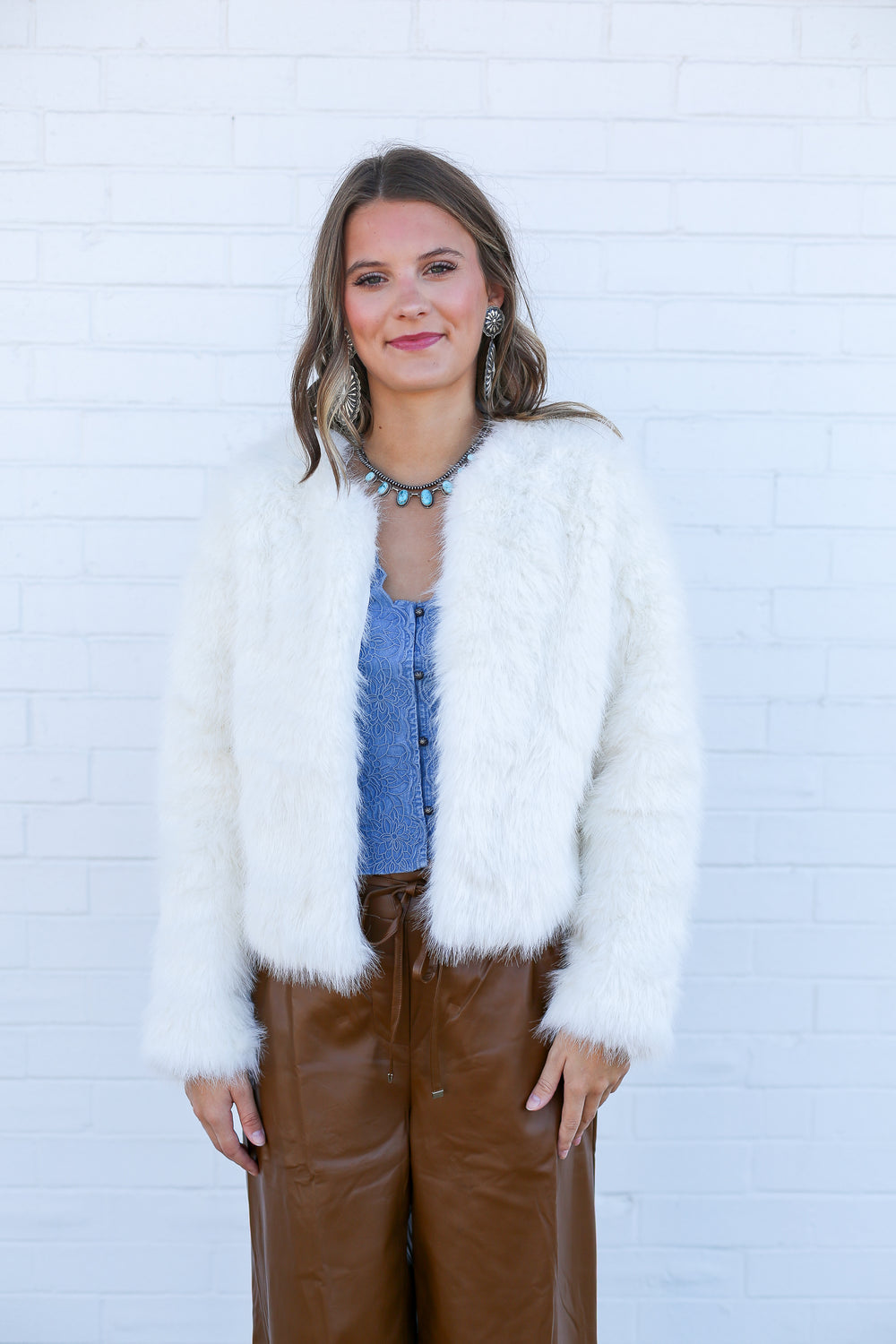 Snow White Fur Jacket