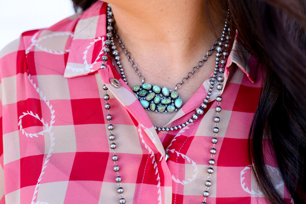 Sonora Gold Oval Necklace