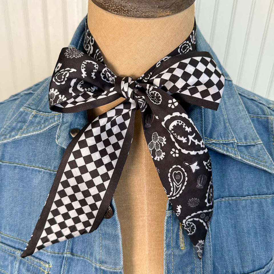 Luck Be A Paisley Black Twilly