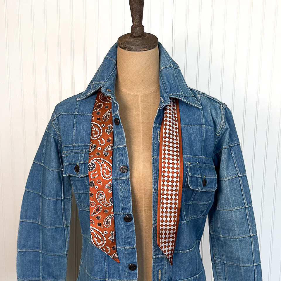 Luck Be A Paisley Saddle Twilly