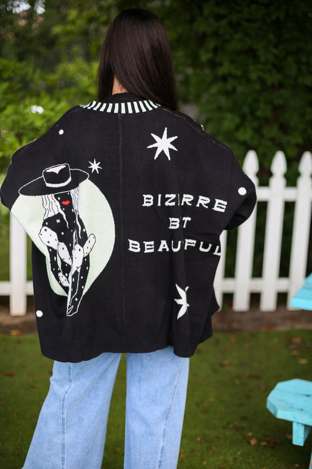 Starry Night Oversized Cardigan