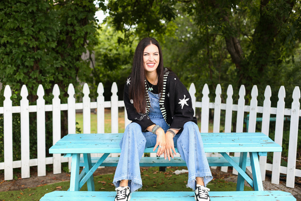 Starry Night Oversized Cardigan