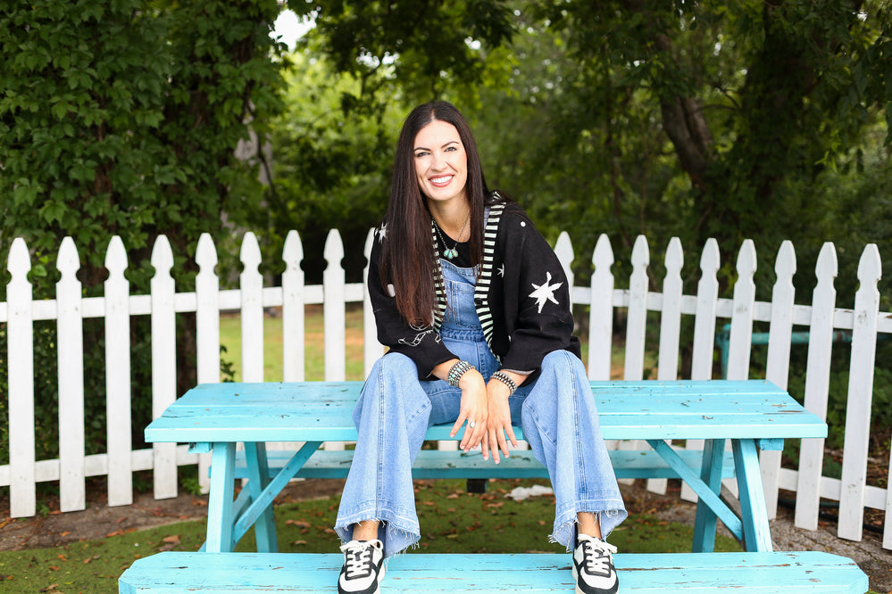 Starry Night Oversized Cardigan