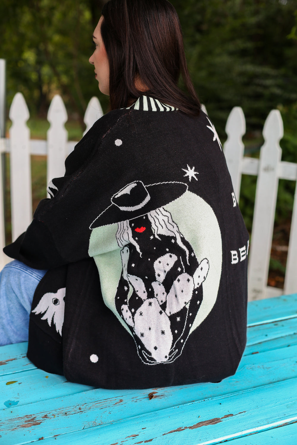 Starry Night Oversized Cardigan