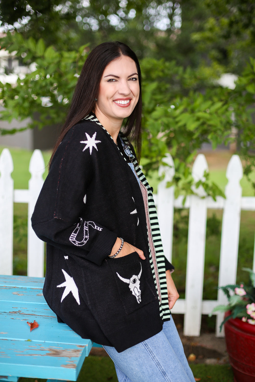 Starry Night Oversized Cardigan