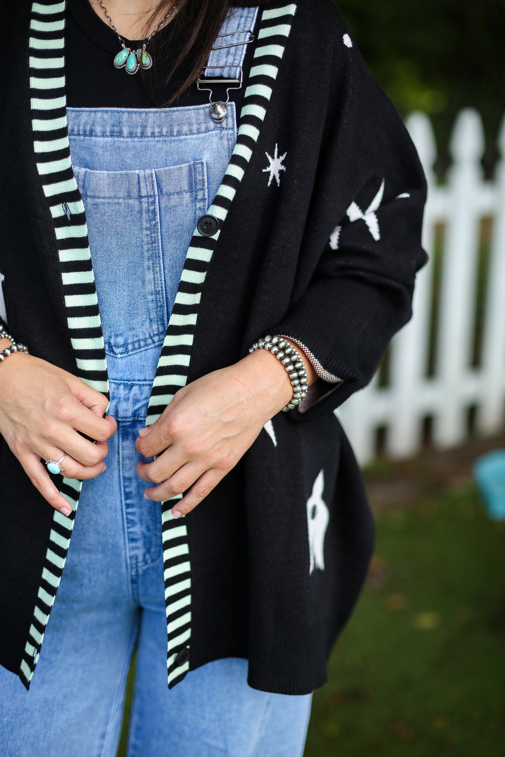 Starry Night Oversized Cardigan