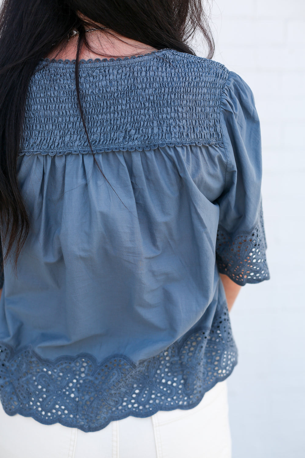 Stormy Blue Clement Top