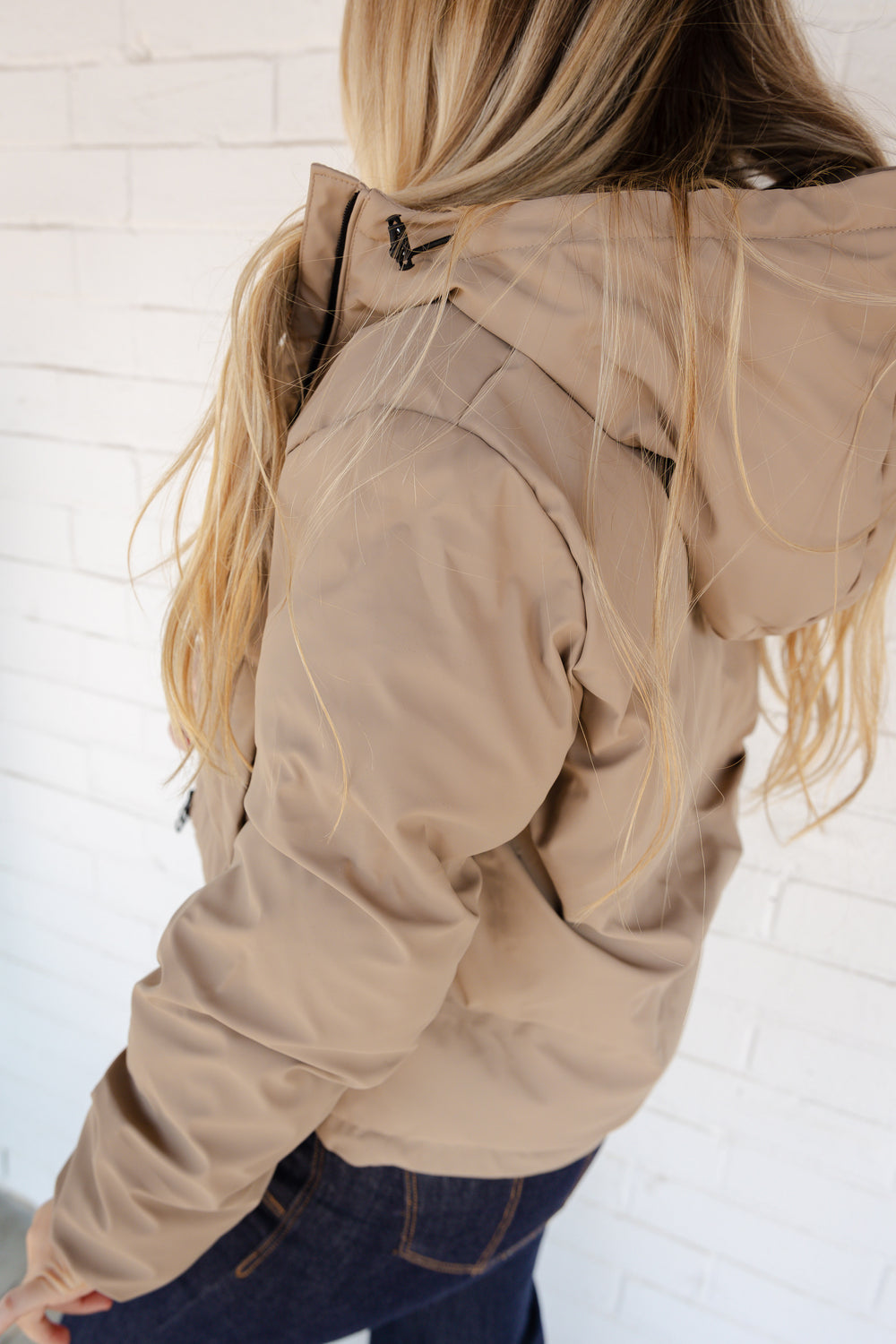 Tan Puffer Jacket