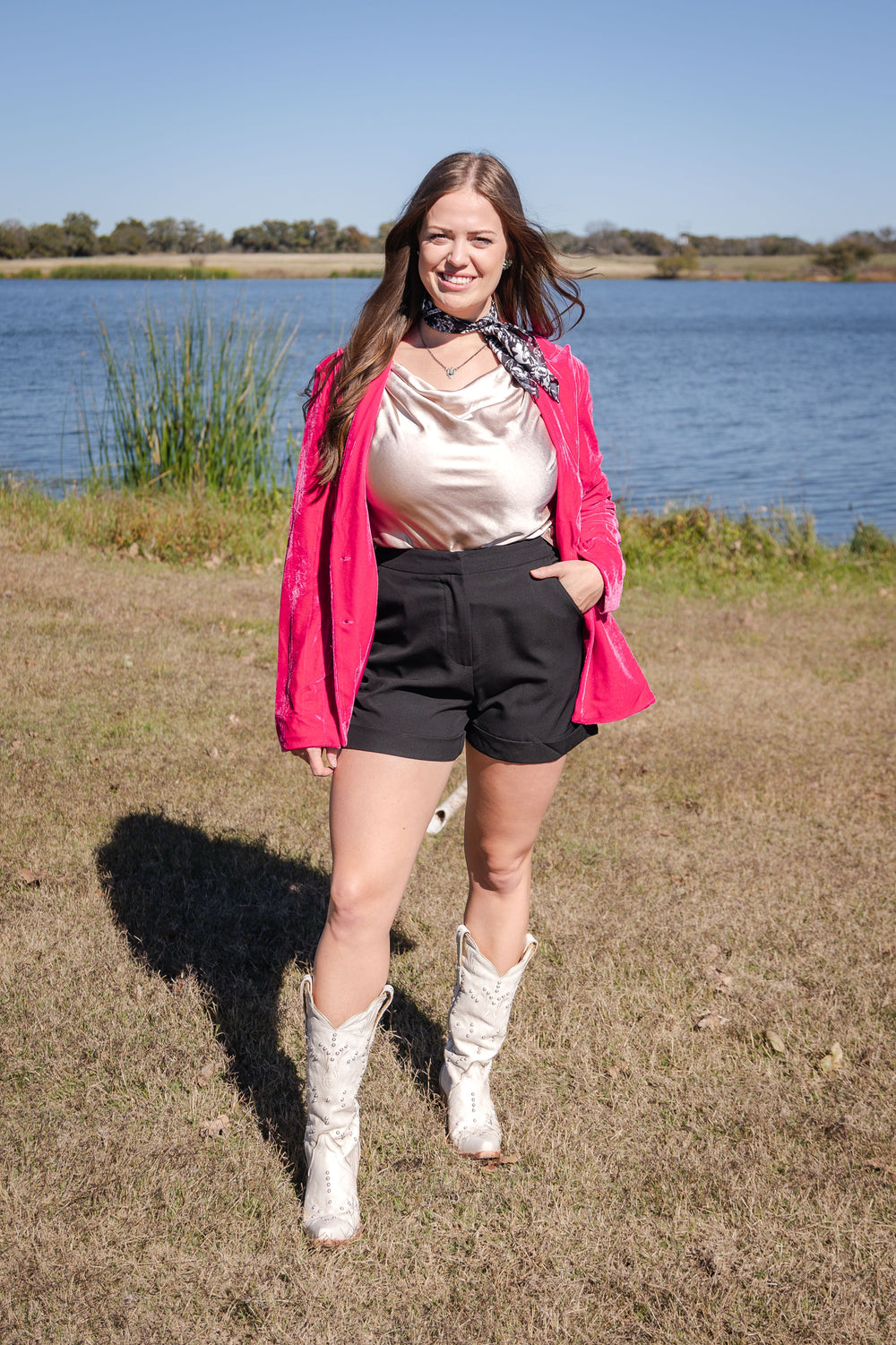 The Fuchsia Blazer