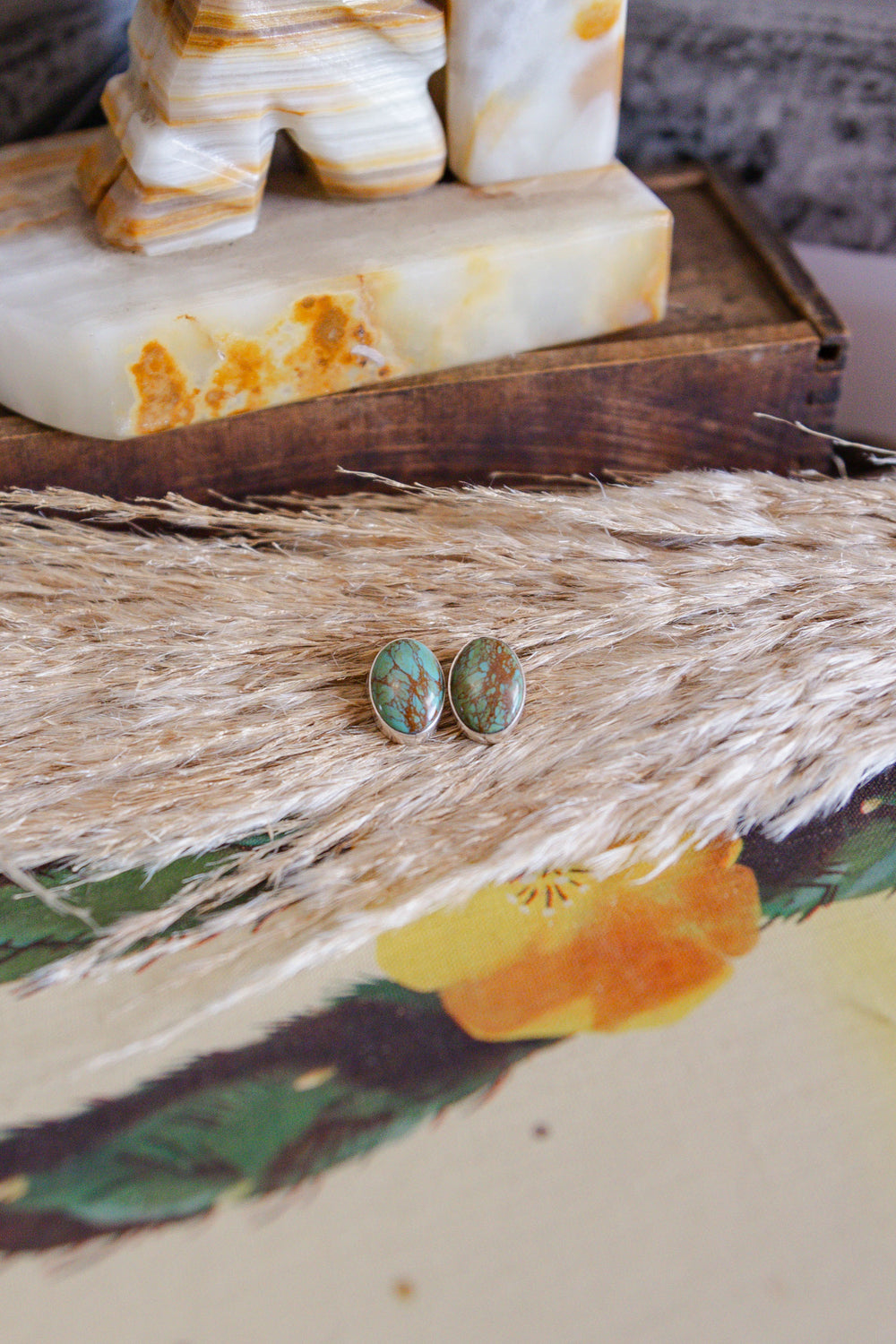 The Maggie Turquoise Studs