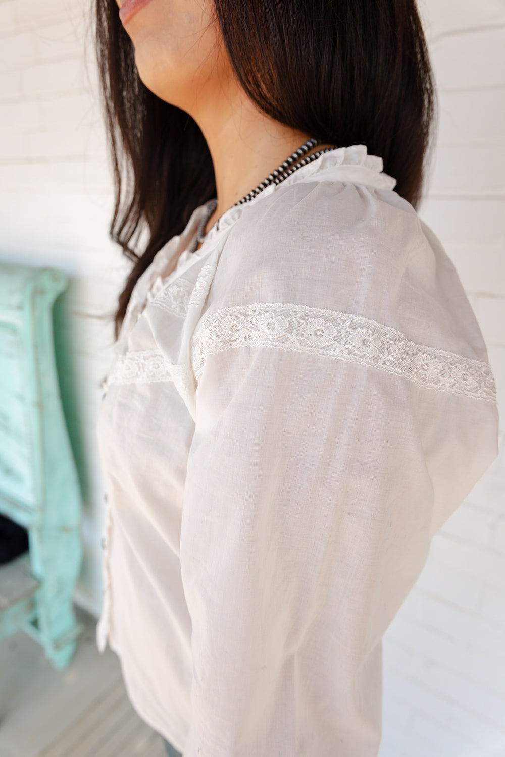 The White Darby Button Down