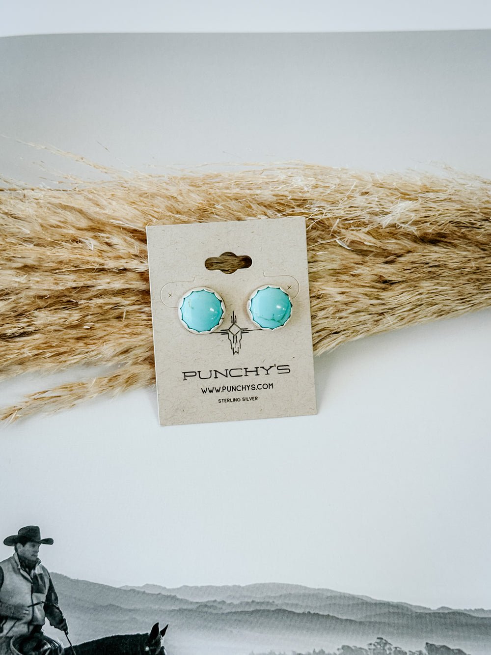 Turquoise Lolly Stud Earrings
