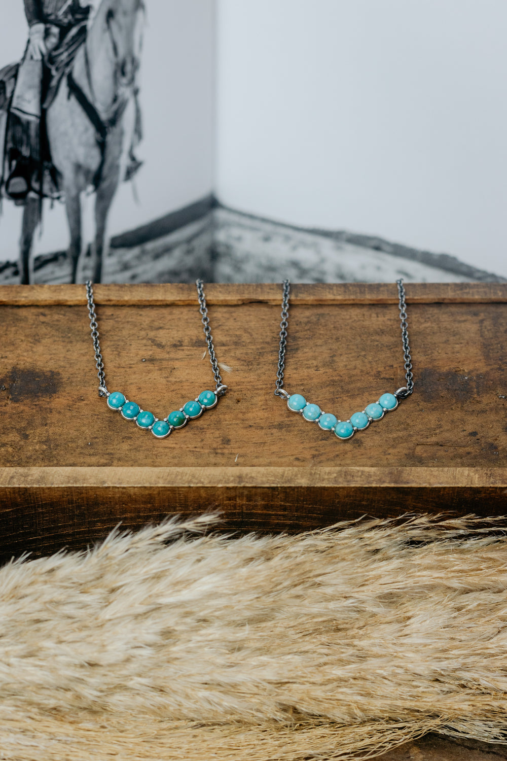 Turquoise V Necklace