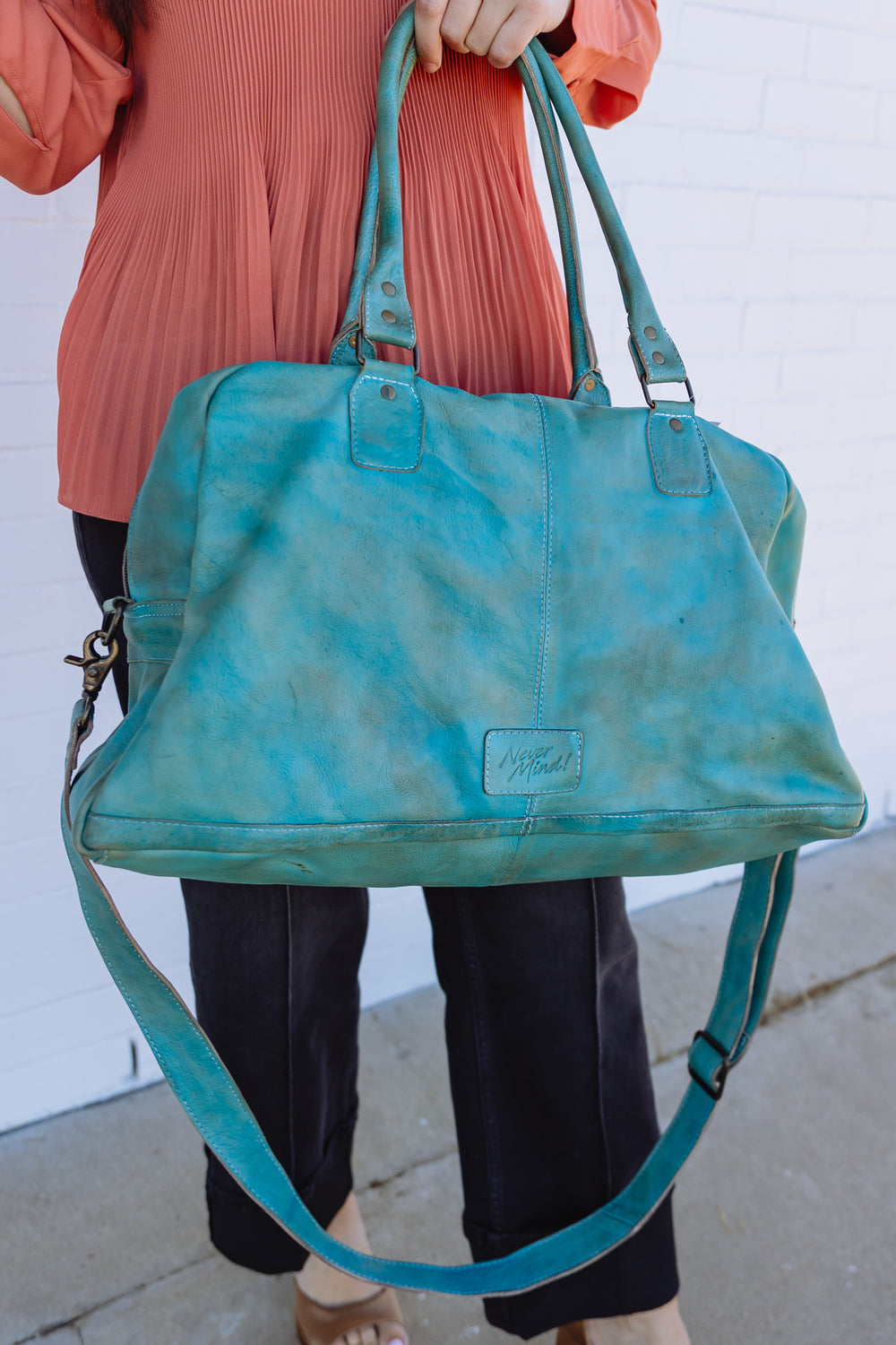 Turquoise Weekender Tote