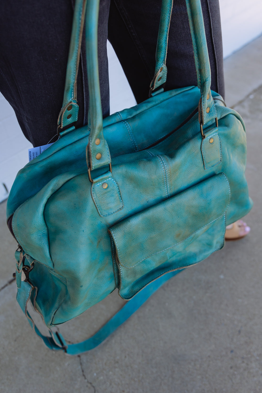 Turquoise Weekender Tote