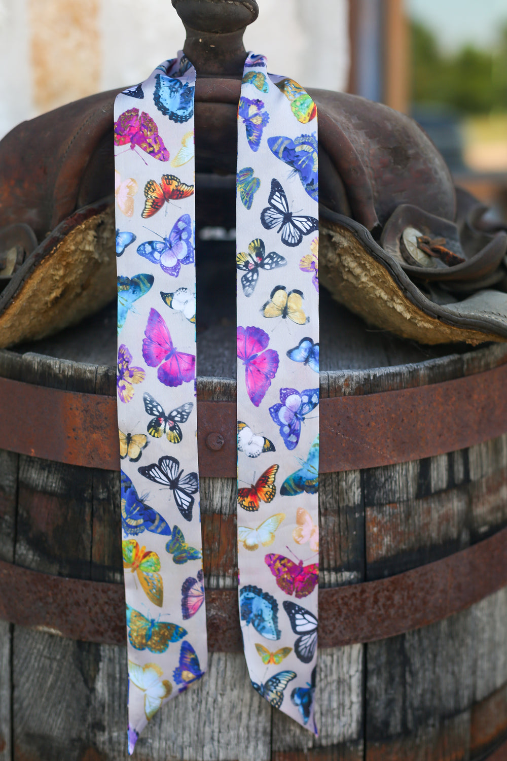 Tan Butterfly Twilly