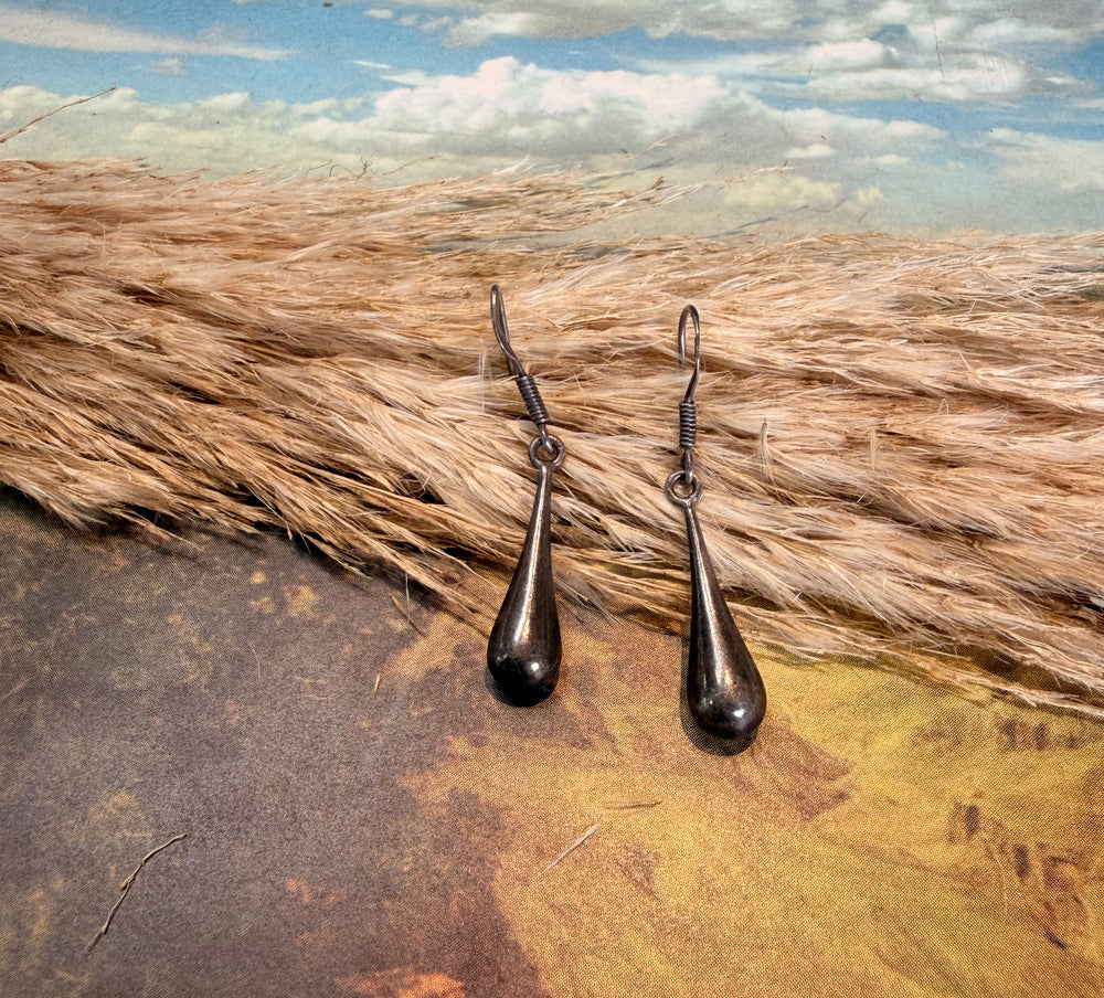 Teardrop Drop Hook Earrings