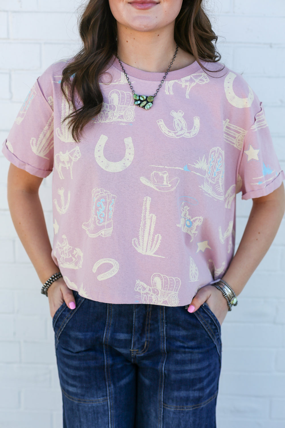 The Blush Buckaroo Tee