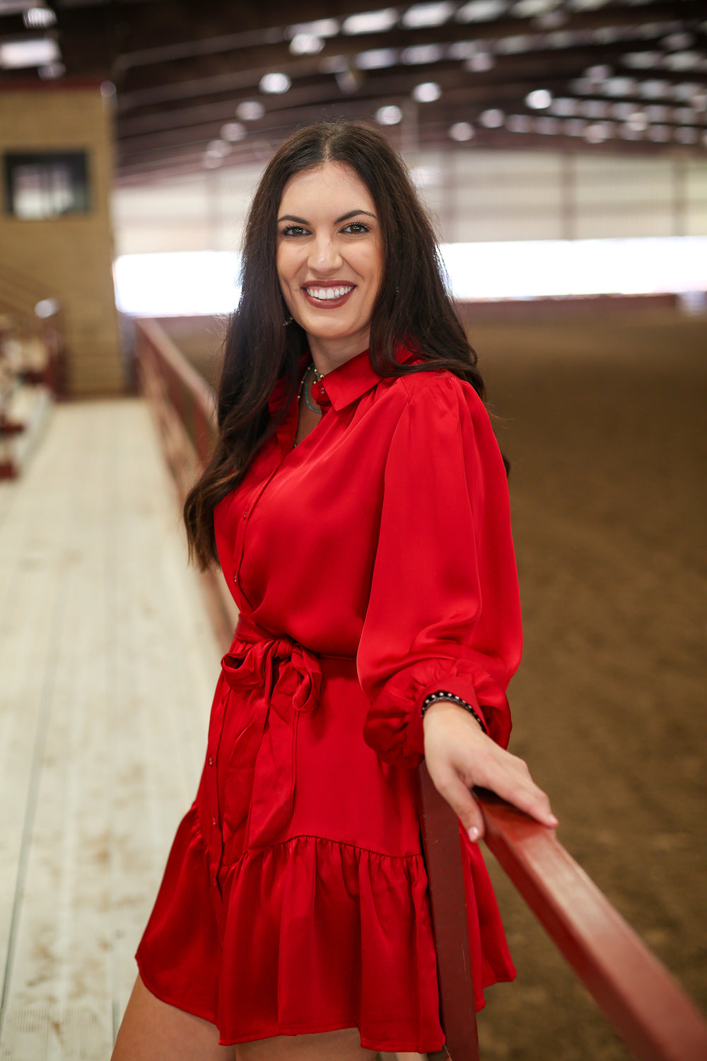 The Collared Red Dress