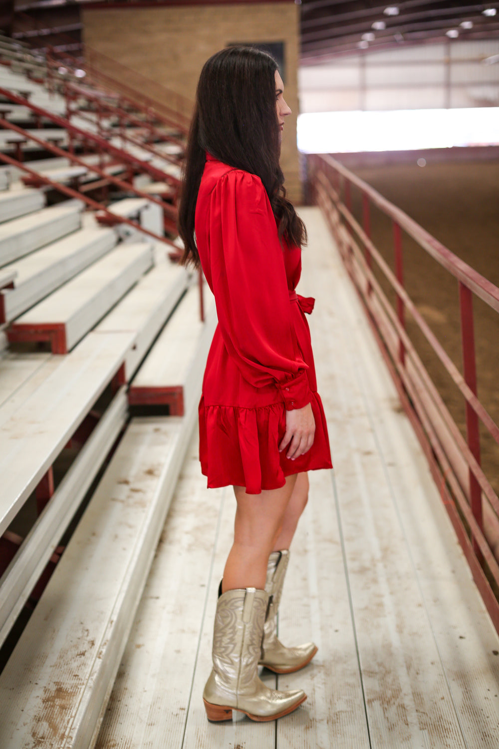 The Collared Red Dress