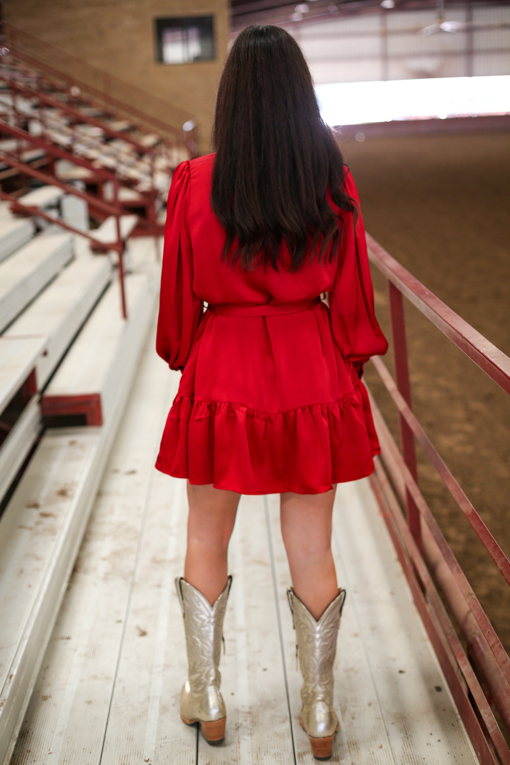 The Collared Red Dress