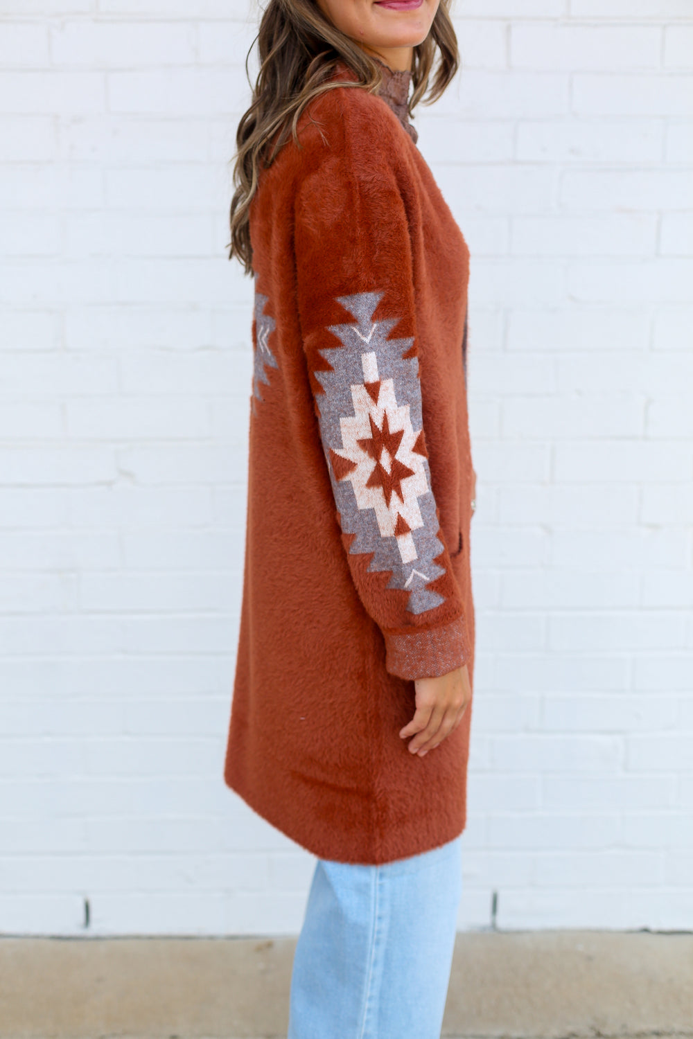 The Copper Aztec Cardigan