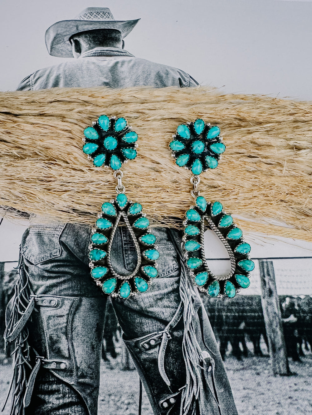 The Jackie Turquoise Earrings