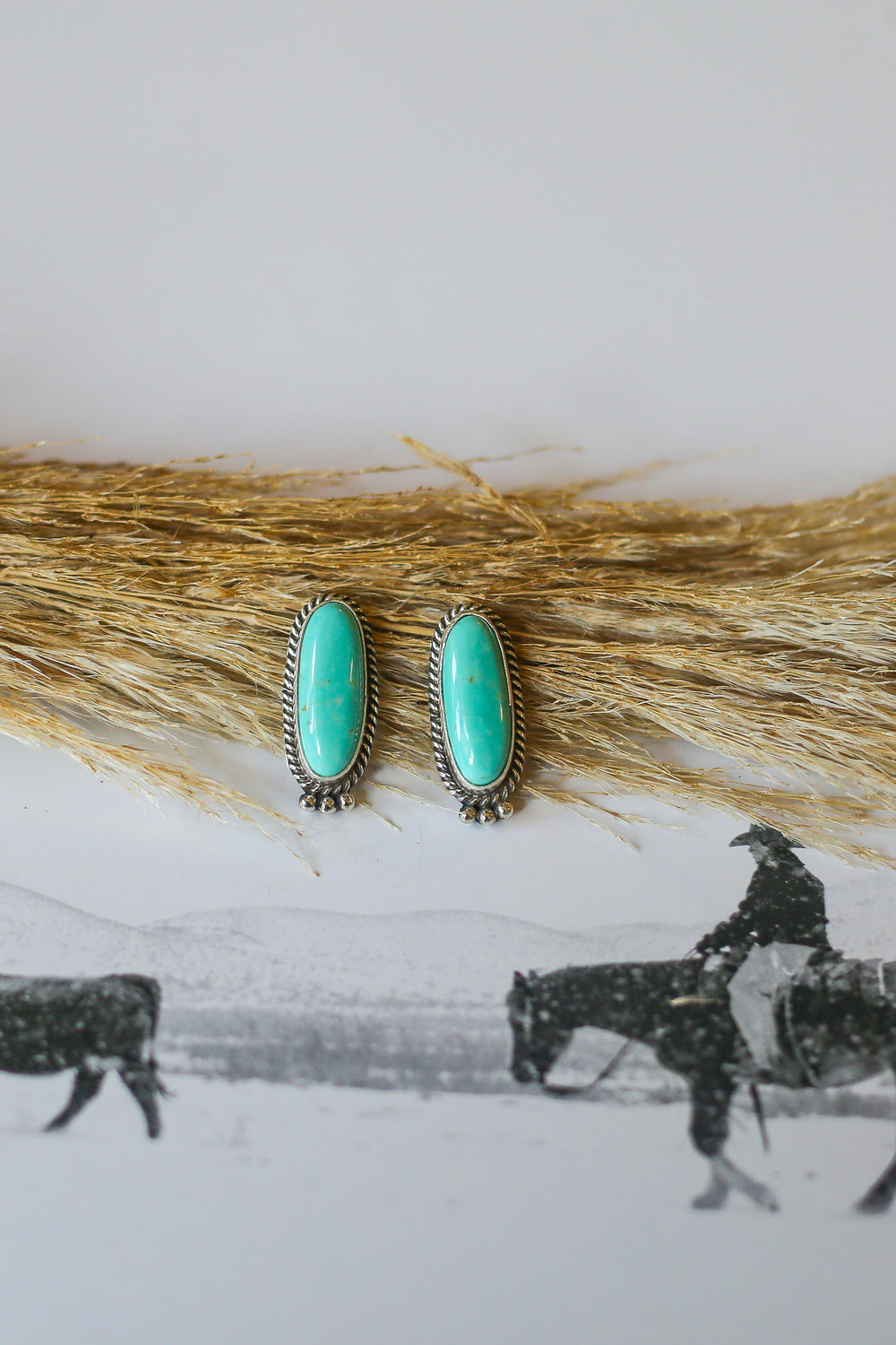 The Lago Oval Rope Dotted Earrings 1.0