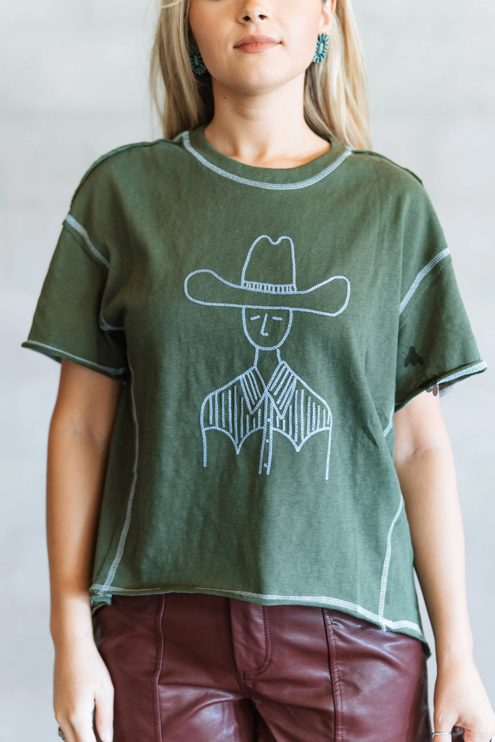 The Marfa Cowboy Stitch Graphic Tee