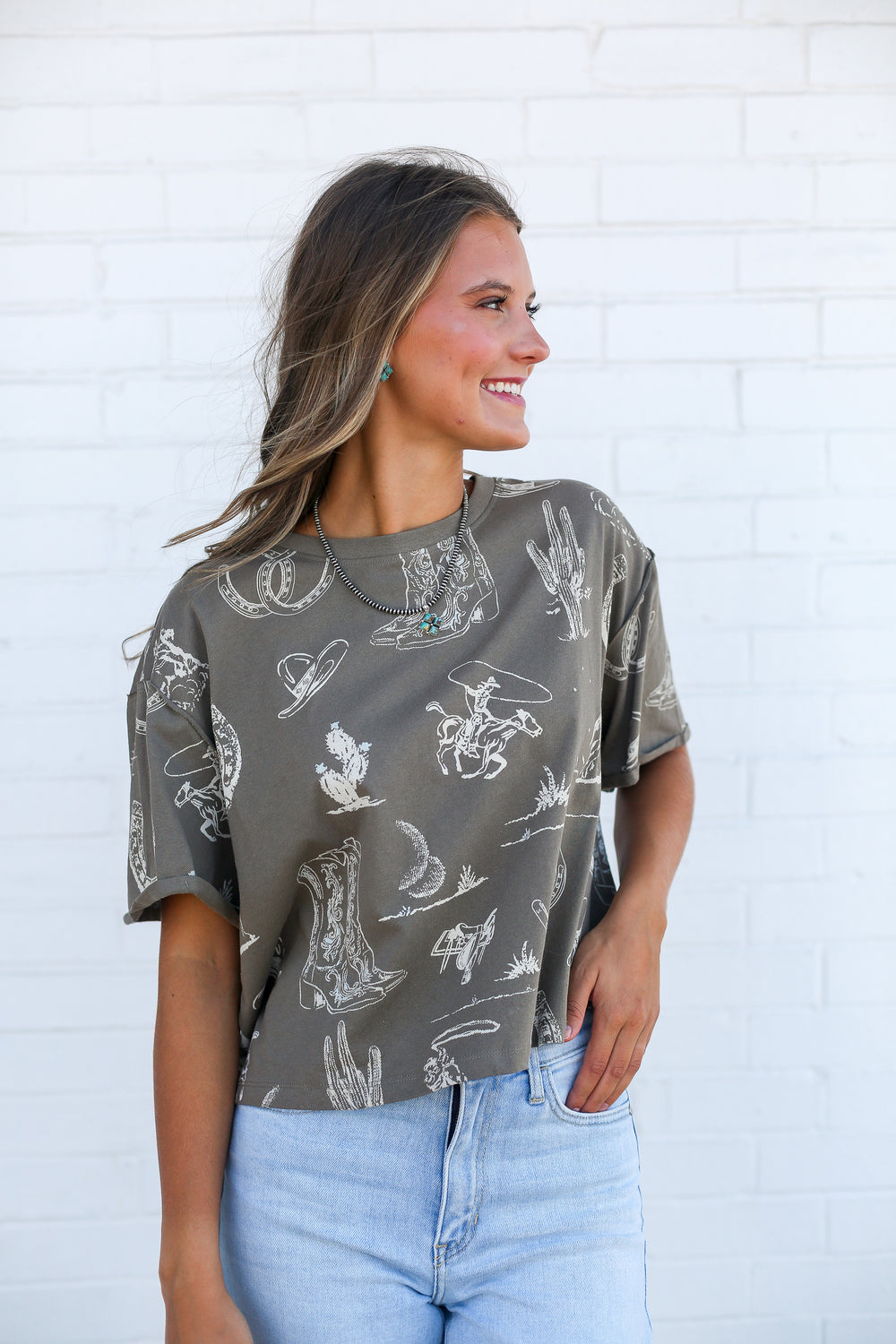 The Olive Buckaroo Tee